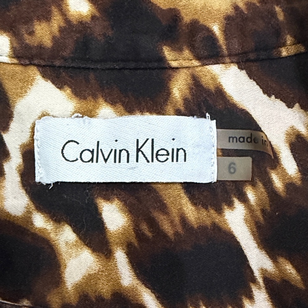 Calvin Klein Animal Print Mini Dress - Picture 6 of 8